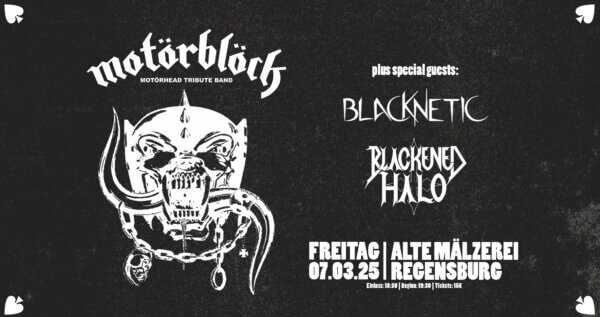 Motörblöck ft. Blackened Halo & Blacknetic – Alte Mälzerei, Regensburg (07.03.2025)